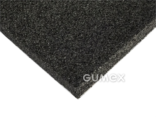 EPDM FL mit Aufkleber, 5mm, 2000x950mm, EPDM, -40°C/+135°C, schwarz, 